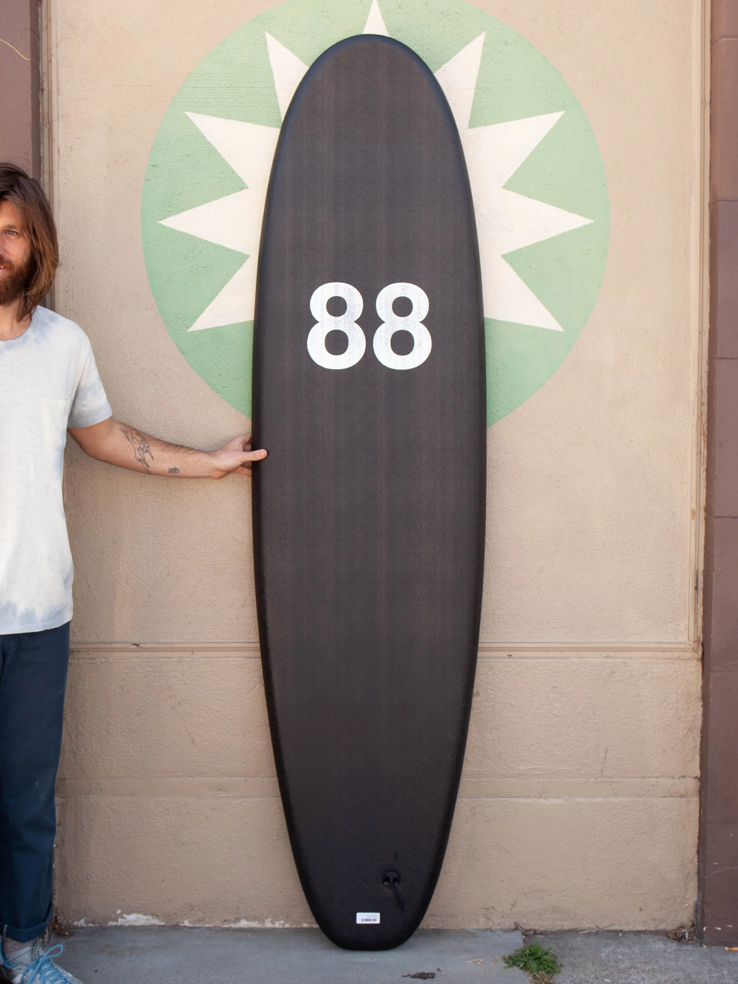 7'0 88 Surfboard ~ Black/Black