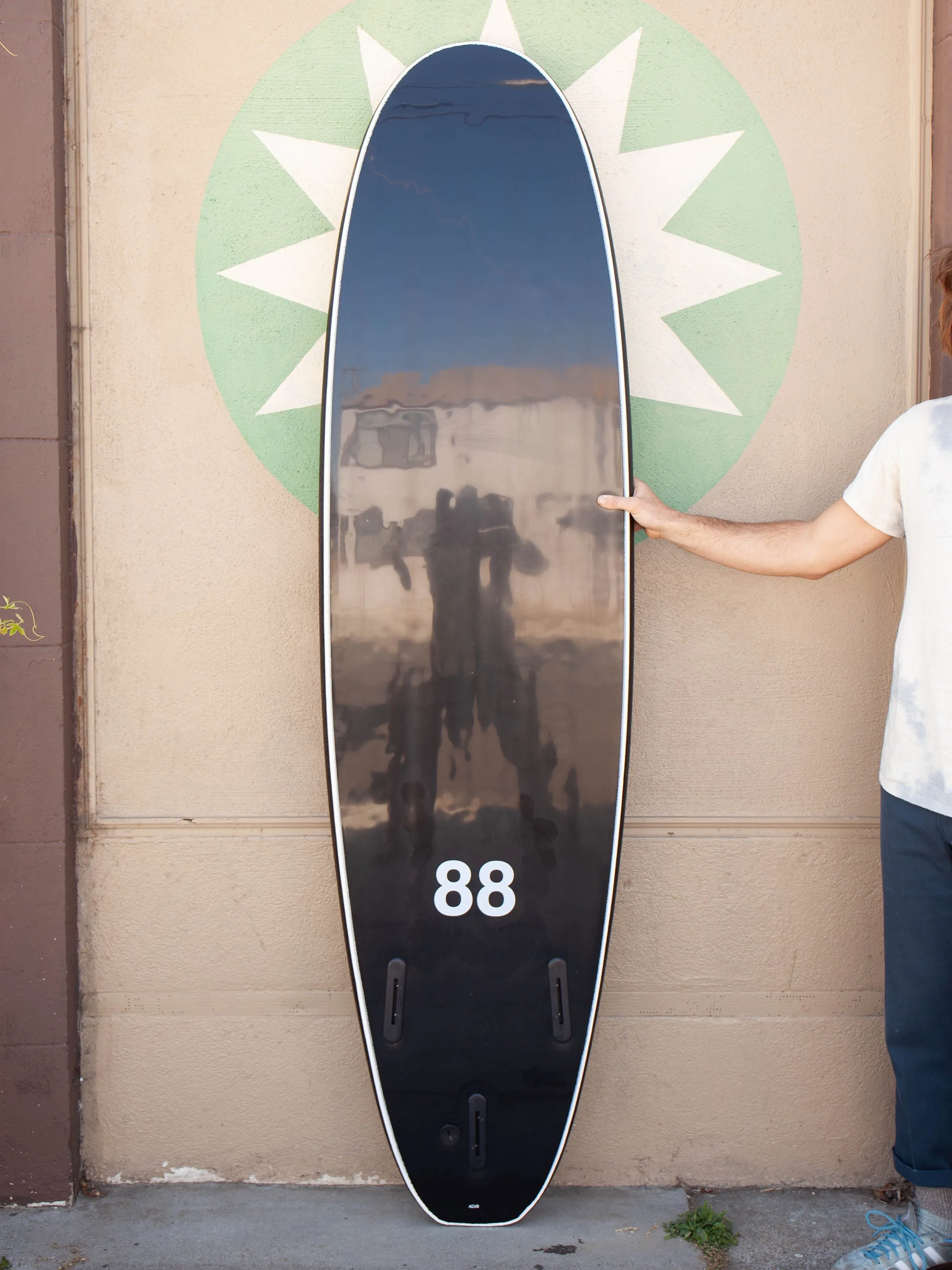 7'0 88 Surfboard ~ Black/Black