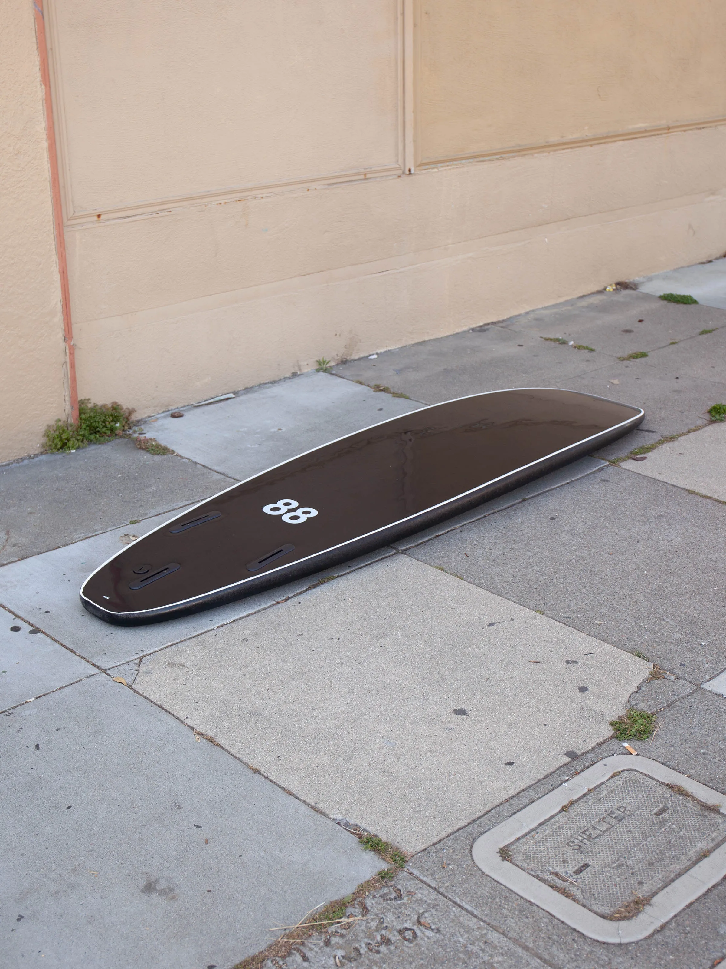 7'0 88 Surfboard ~ Black/Black