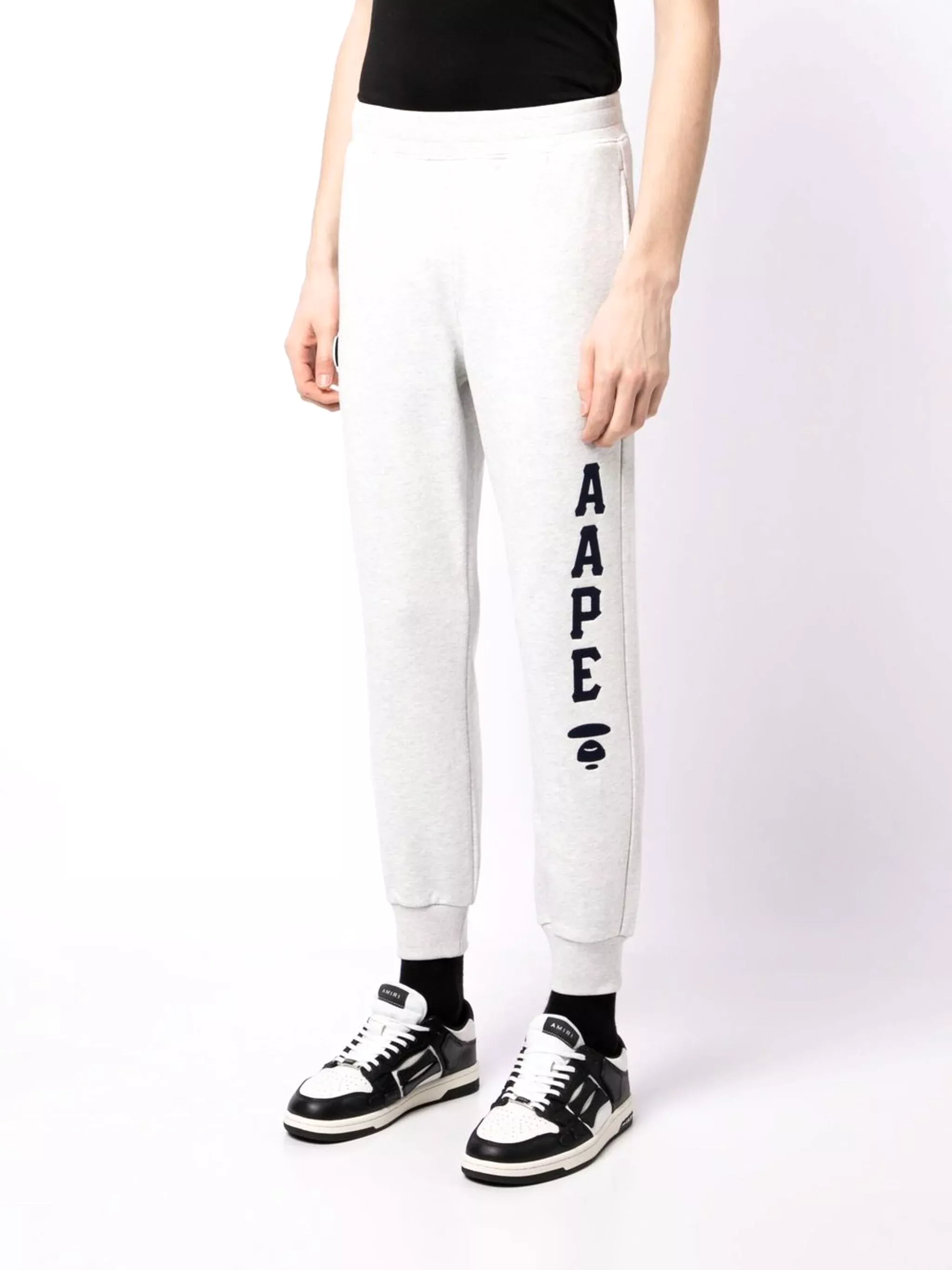 AAPE BY *A BATHING APE Slim-Cut Logo-Print Track Pants