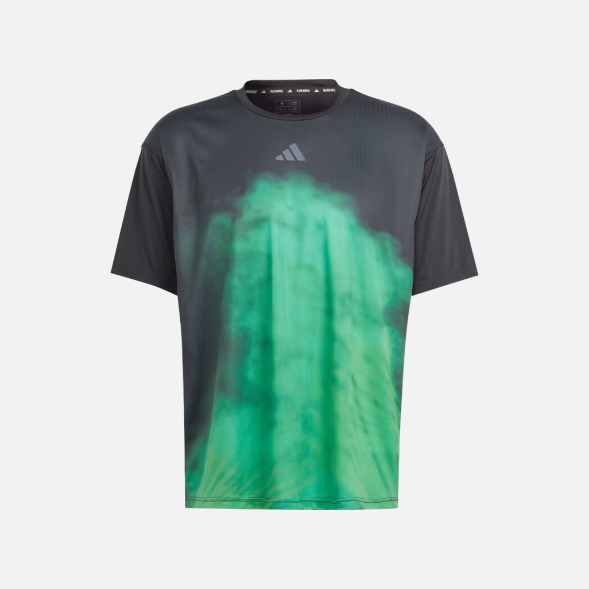 Adidas Berlin Unisex Running T-shirt -Black / Vivid Green