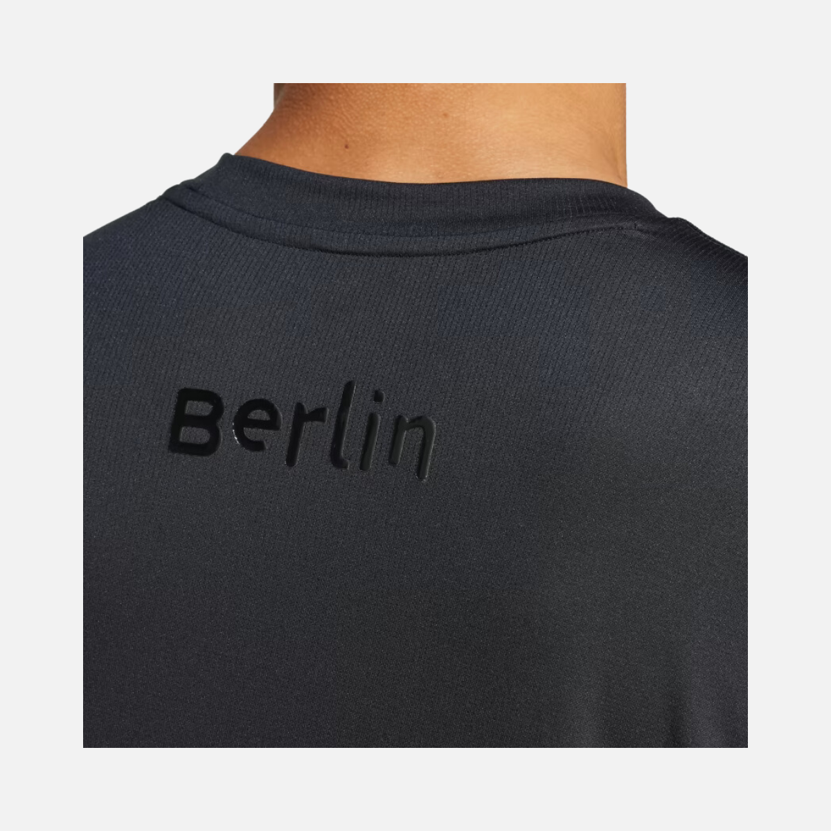 Adidas Berlin Unisex Running T-shirt -Black / Vivid Green