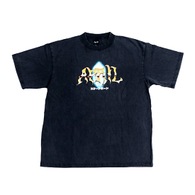 April Skateboarding T-Shirt - Washed Black