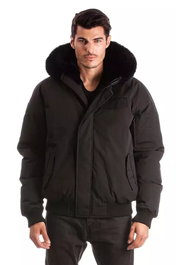 ARCTIC NORTH MENS SAINT SAUVEUR PREMIUM BOMBER WINTER JACKET