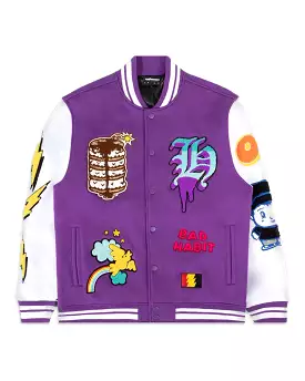 Bomber Uomo The Hundreds JV Jacket Viola