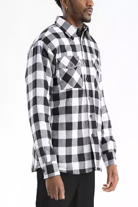 Checkered Plaid Quilted Flannel Jacket