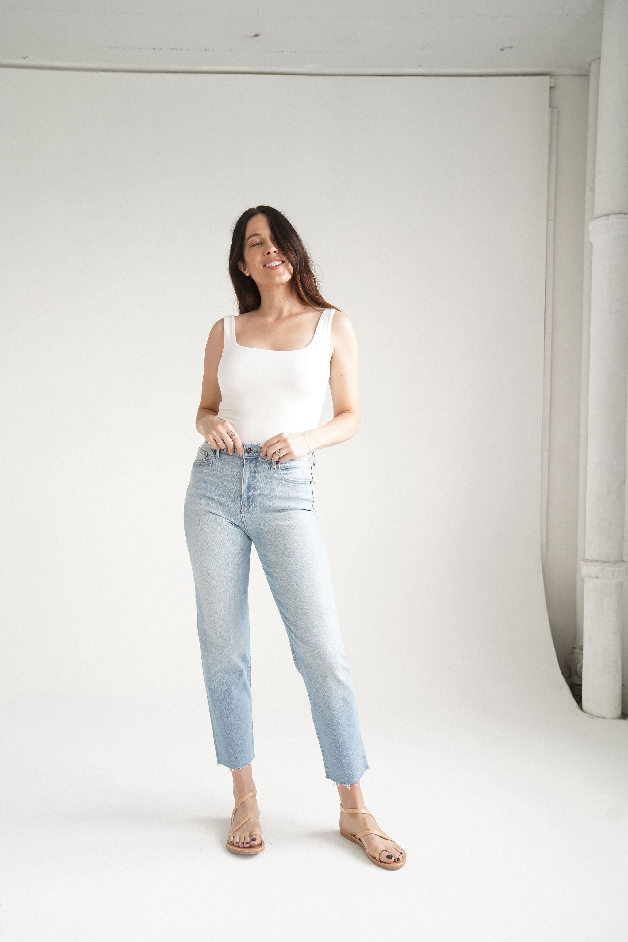 Chrissy Classic Straight Leg Jeans