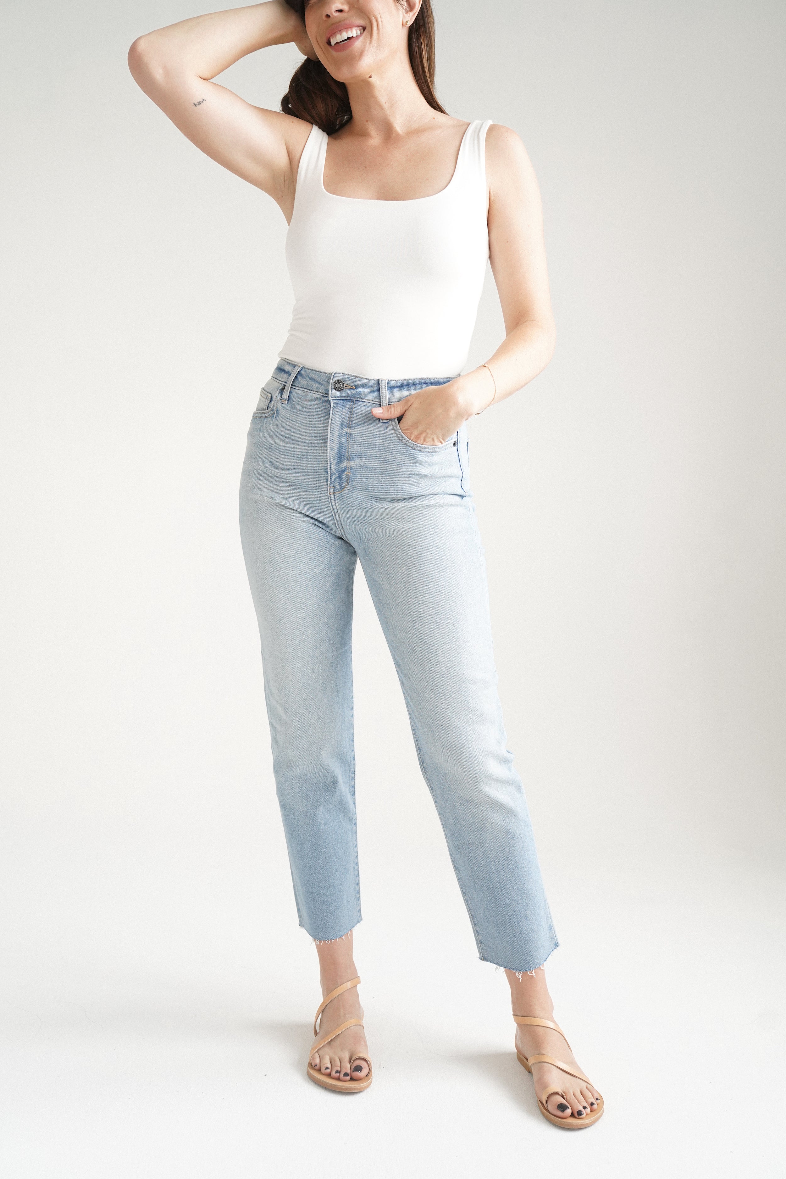 Chrissy Classic Straight Leg Jeans