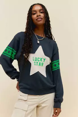 Daydreamer Lucky Star Sweatshirt | Vintage Black | FINAL SALE