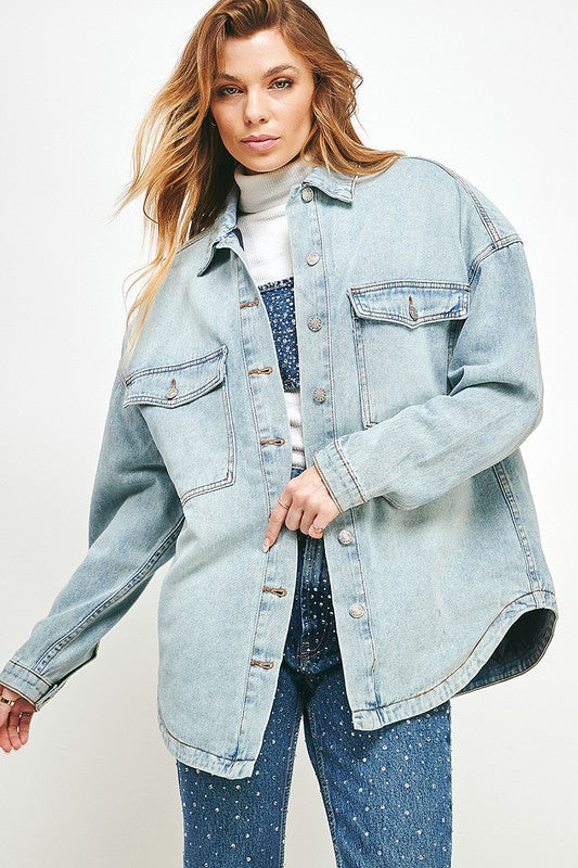 Denim Padded Jacket