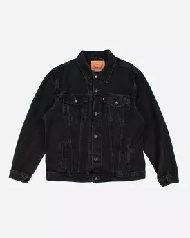 Early 00s Levi's Black Denim Trucker Jacket - XXL