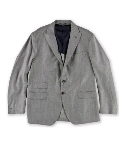 Eleventy Mens Solid Two Button Blazer Jacket, TW2