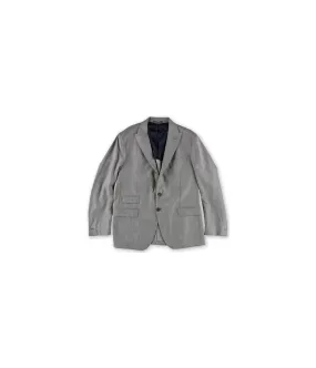 Eleventy Mens Solid Two Button Blazer Jacket, TW2