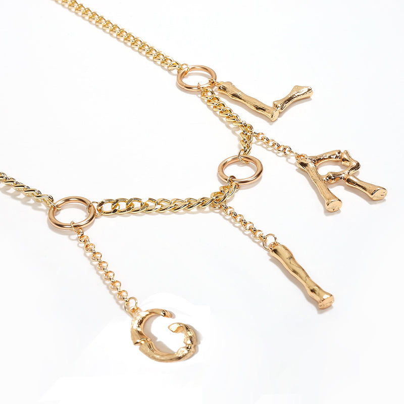 FASHION ''GIRL'' METAL WAIST CHAIN BY18025