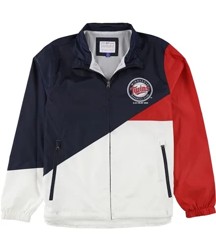 G-Iii Sports Mens Minnesota Twins Windbreaker Jacket