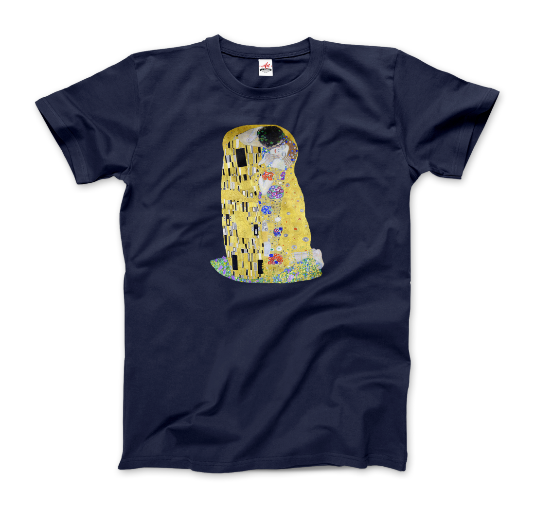 Gustav Klimt the Kiss (Or the Lovers), 1908 Artwork T-Shirt