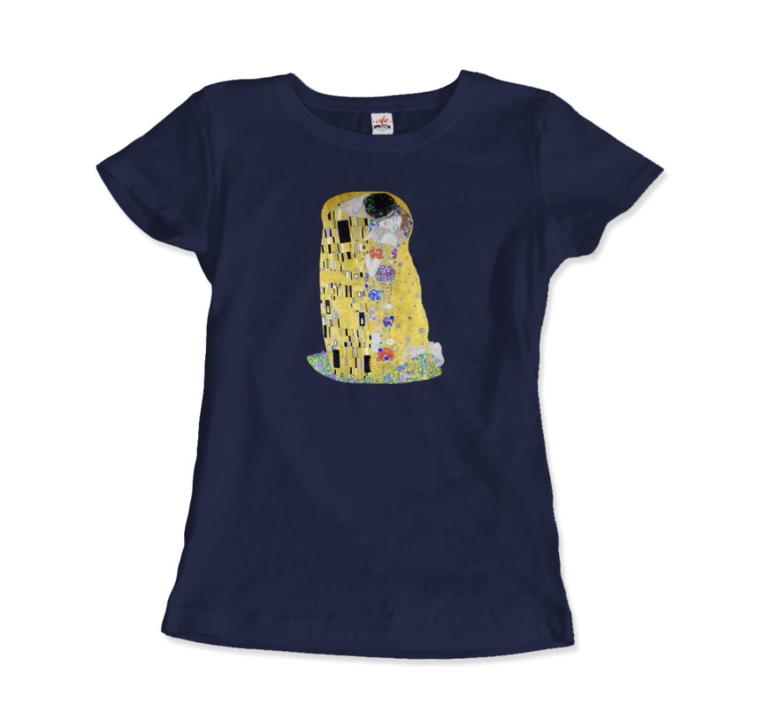 Gustav Klimt the Kiss (Or the Lovers), 1908 Artwork T-Shirt