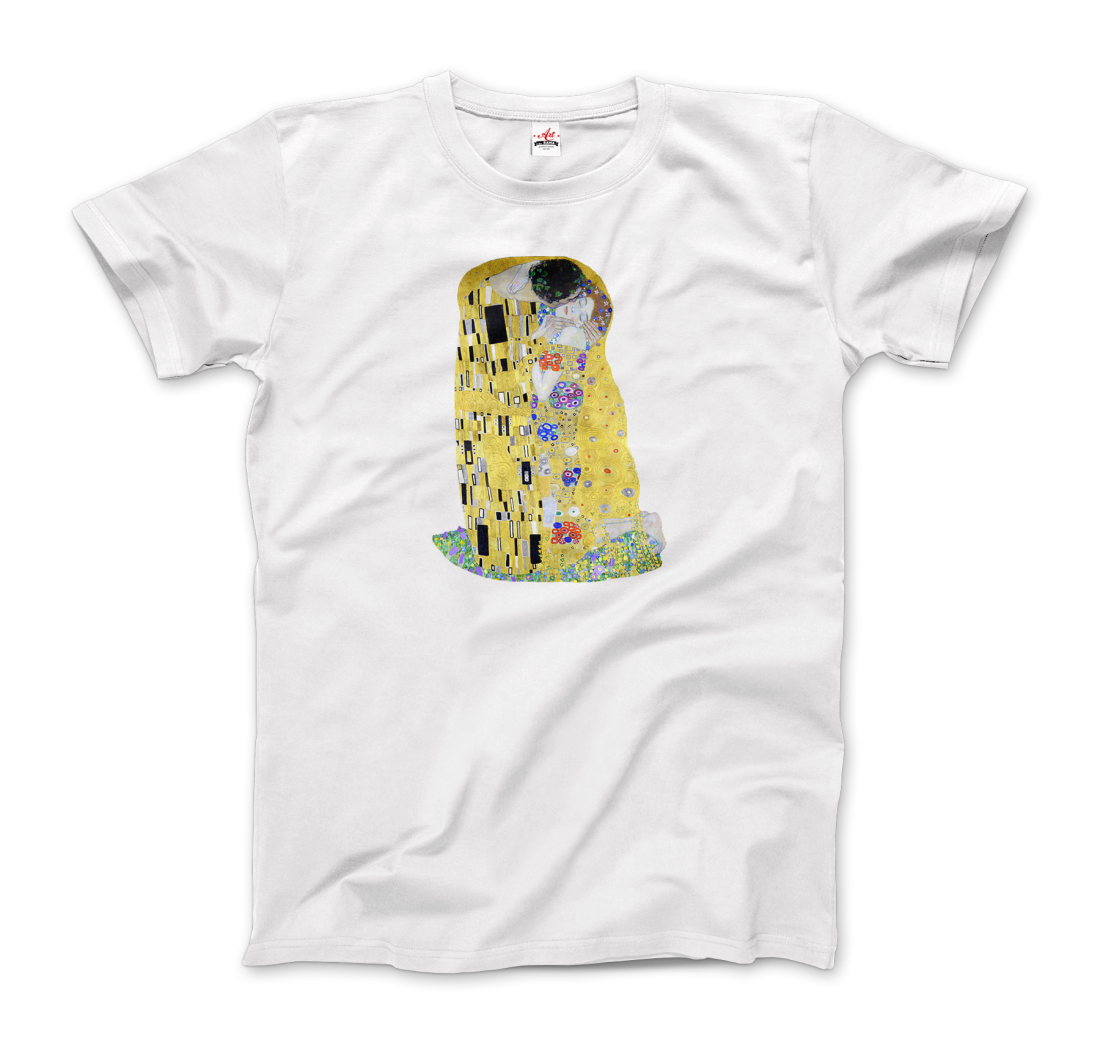 Gustav Klimt the Kiss (Or the Lovers), 1908 Artwork T-Shirt