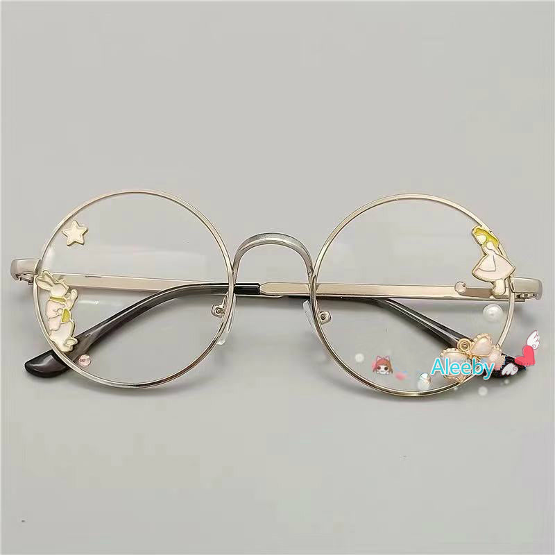 HARAJUKU LOLITA COS ROUND FRAME GLASSES BY12005