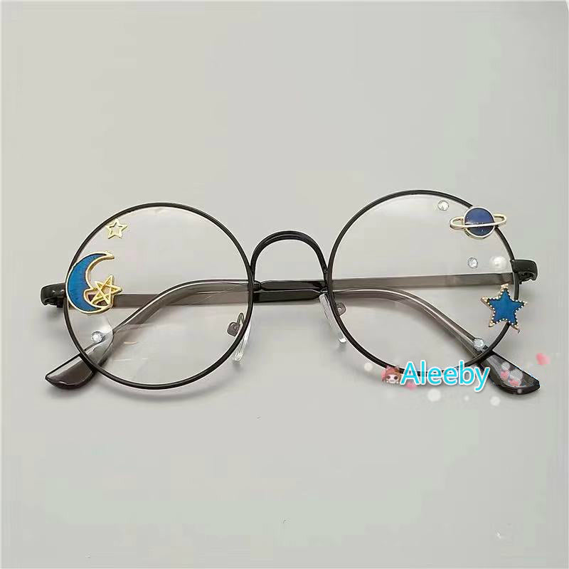 HARAJUKU LOLITA COS ROUND FRAME GLASSES BY12005