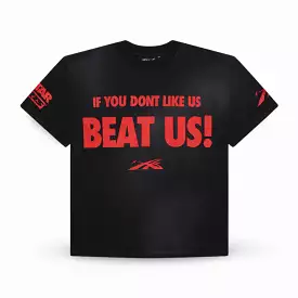 Hellstar Sports T-Shirt 'Beat Us!' Red / Black SS24