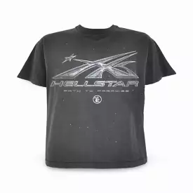 Hellstar T-Shirt 'Chrome Logo' Black FW23 (Capsule 10)