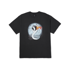 Huf Cobra-Baller Washed S/S T-Shirt - Washed Black