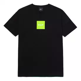 Huf Essentials Box Logo S/S T-Shirt - Black