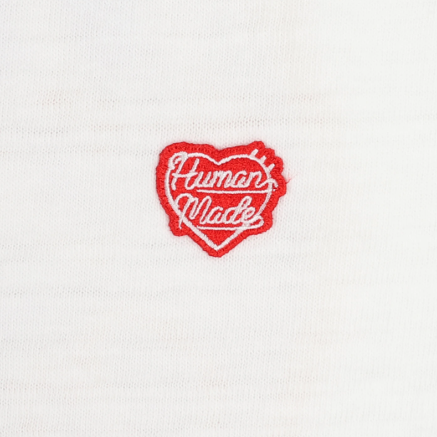 Human Made Red Heart Badge Tee White