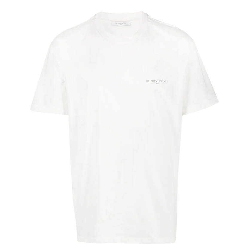 IH NOM UH NIT Paris Chest Logo Tee Off White NUS23201