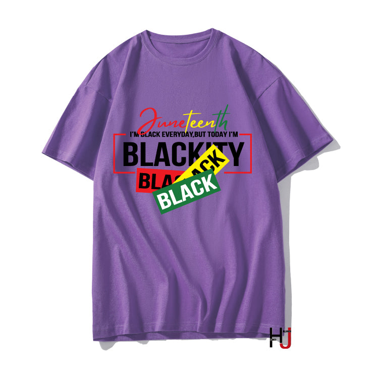 Juneteenth Black History New Streetwear Hipster T-shirt