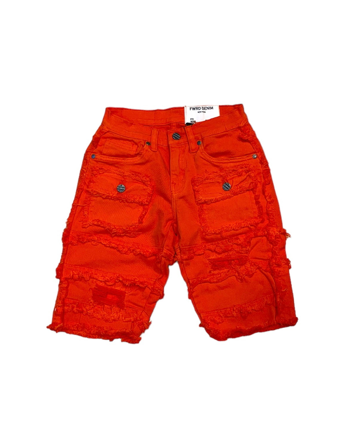 Kid’s Layered Graffiti Saints Twill Shorts