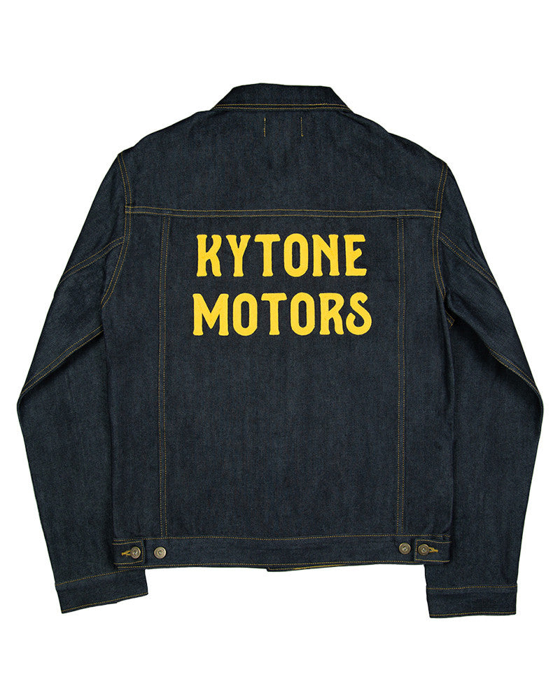 KYTONE Motorsport Selvedge Denim Embroidered Highway Jacket