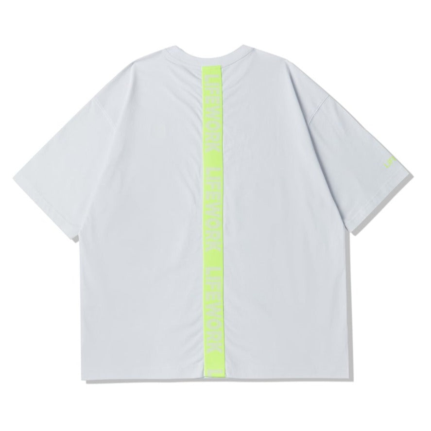 LifeWork Neon Tape Tee White