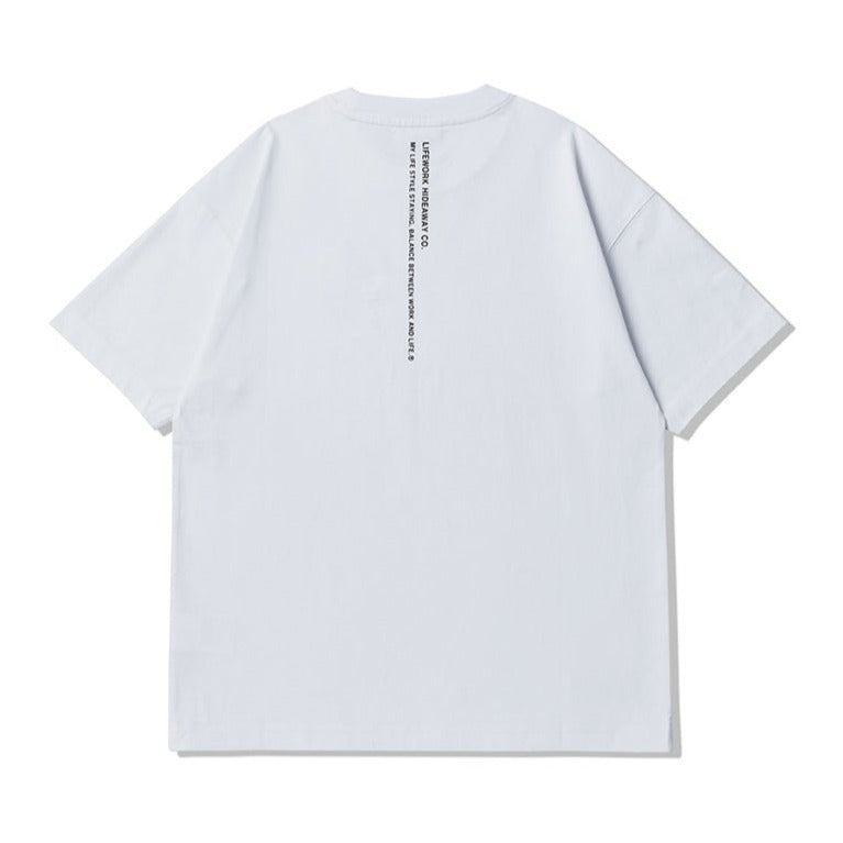 LifeWork Patch Logo Tee White