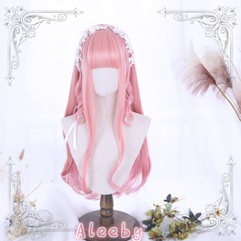 LOLITA PINK LONG CURLY WIG BY31077