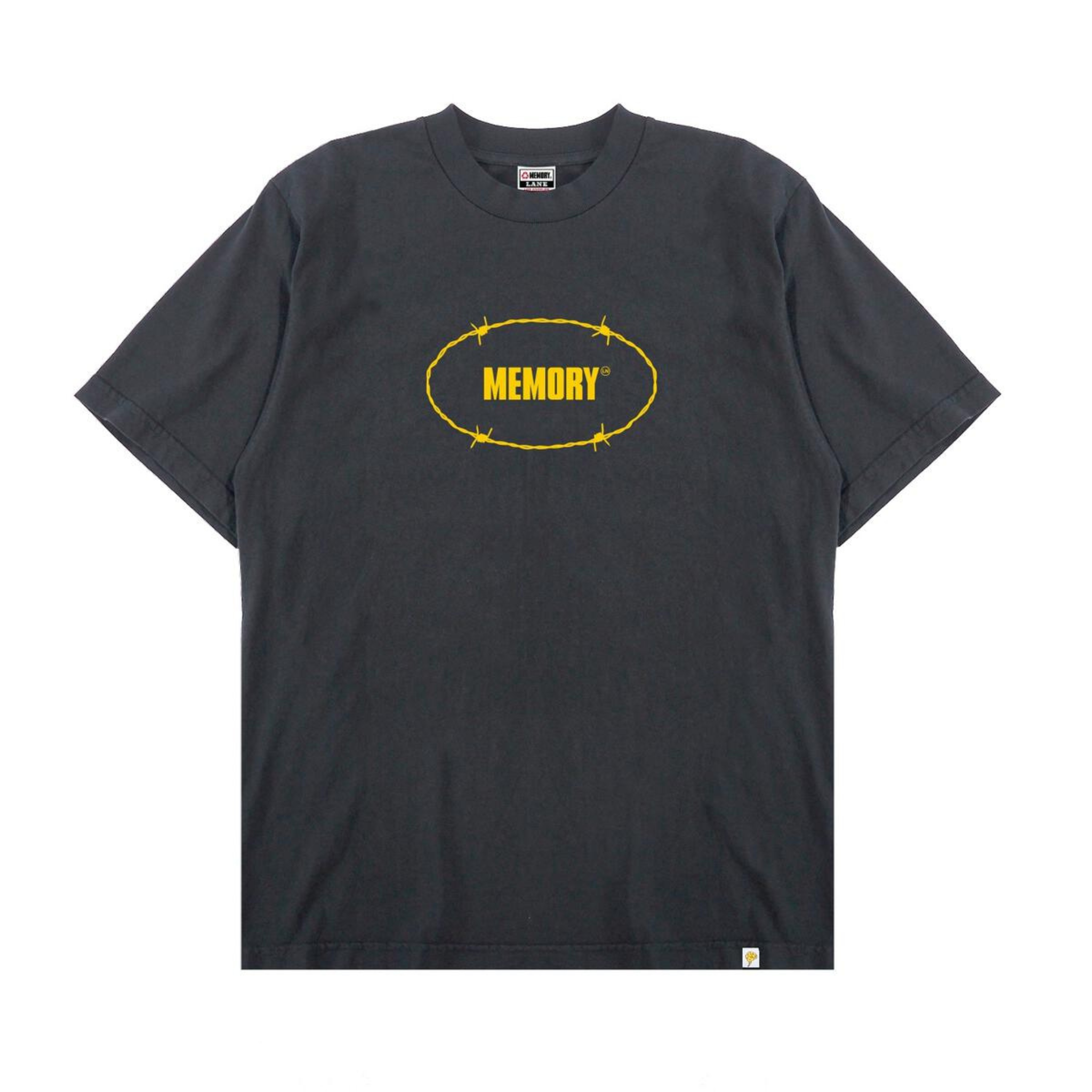 Memory Lane Barb Wire Tee (Vintage Black)