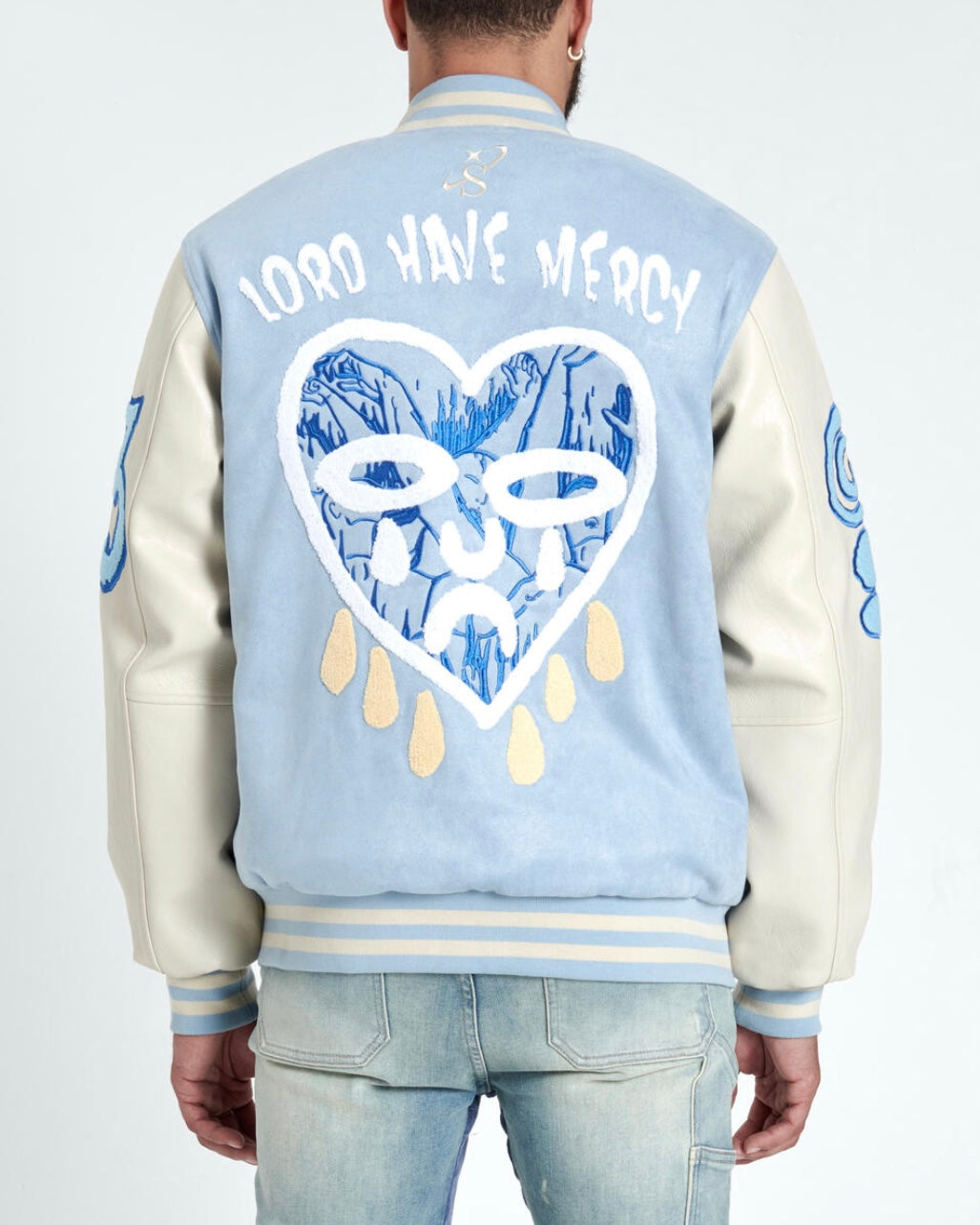 Mercy Suede Letterman Jacket