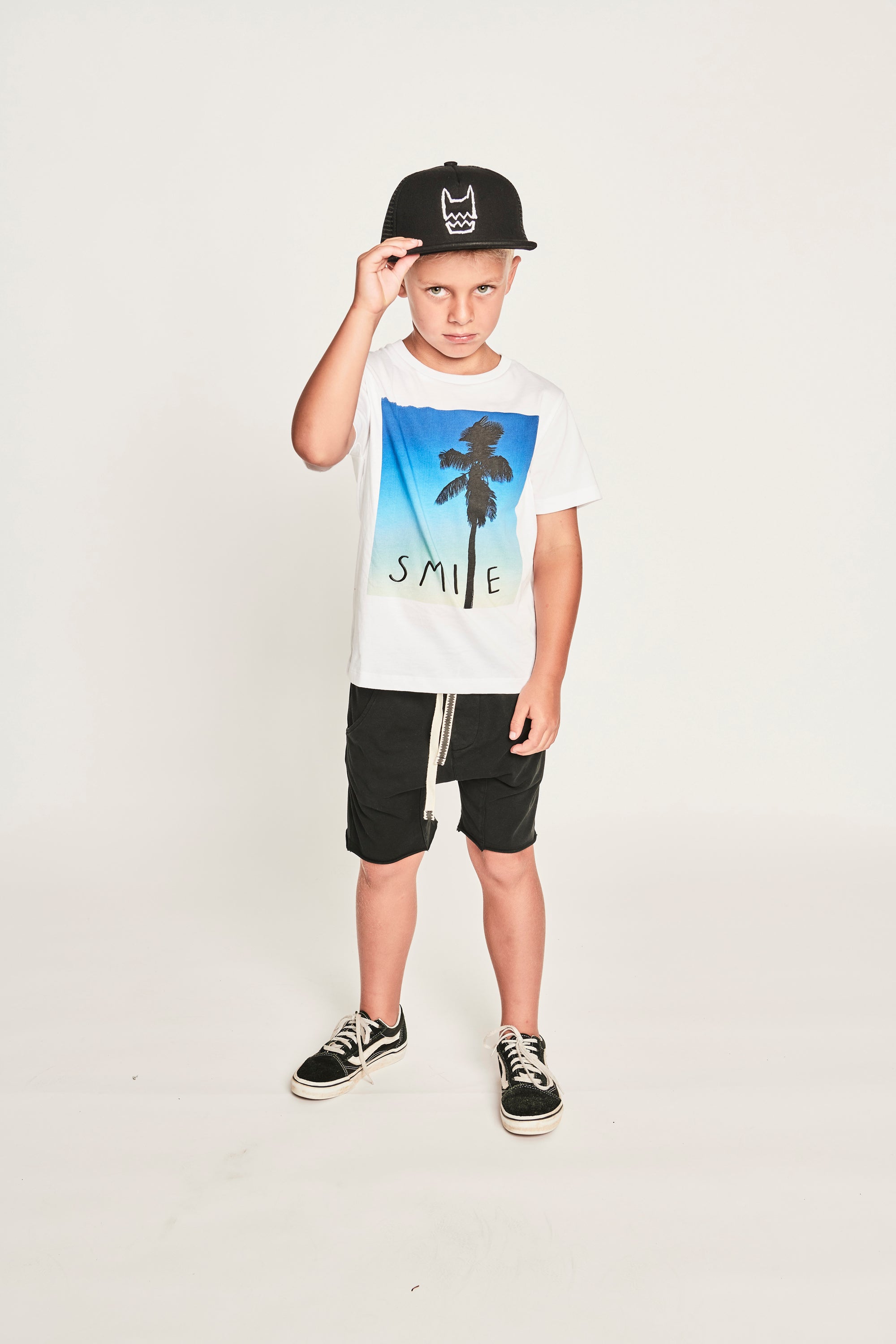 Munster Kids Ahoy SS Tee - White