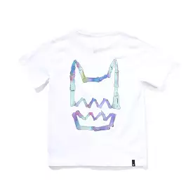 Munster Kids Glow Teeth SS Tee - White