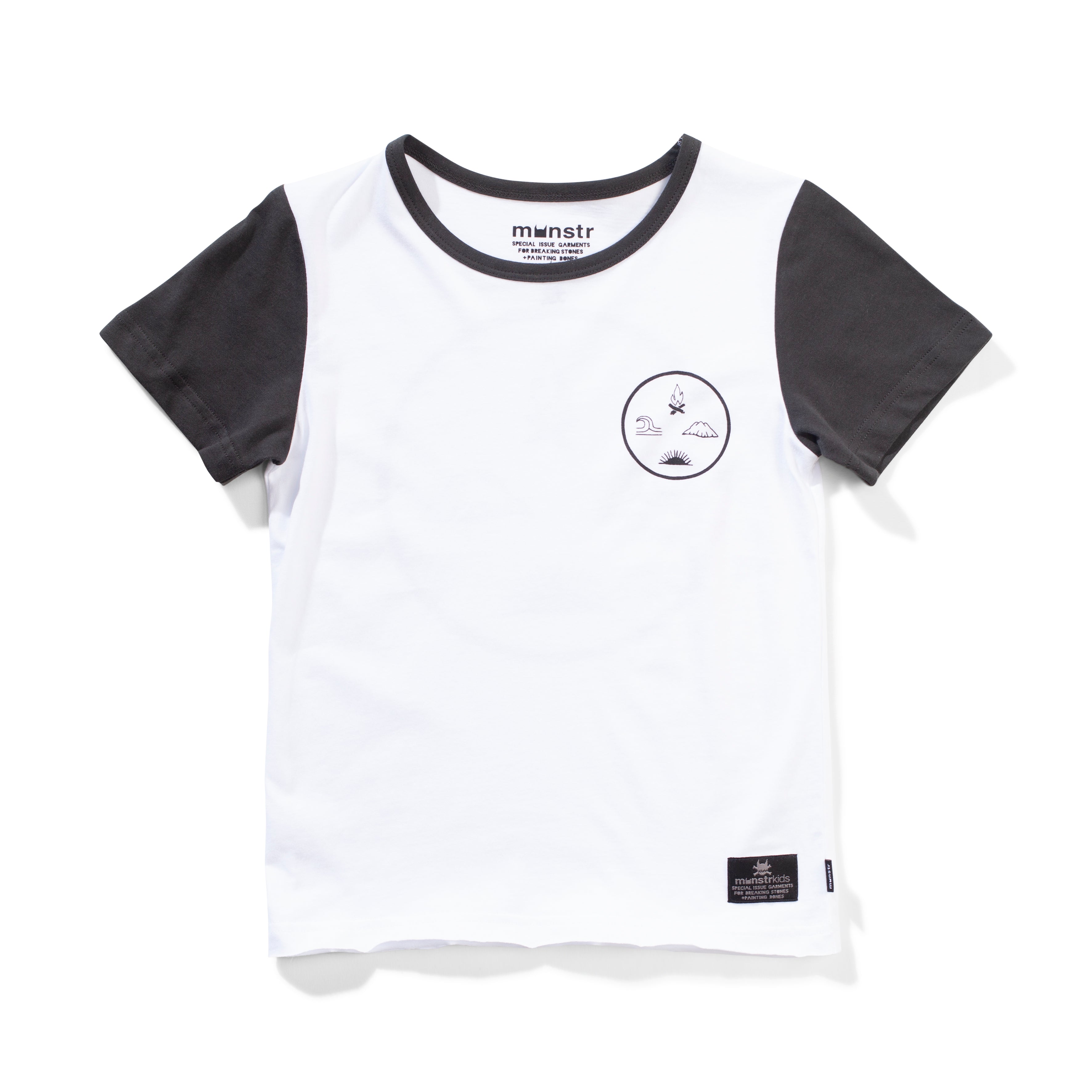 Munster Kids Sidewinder SS Tee - White