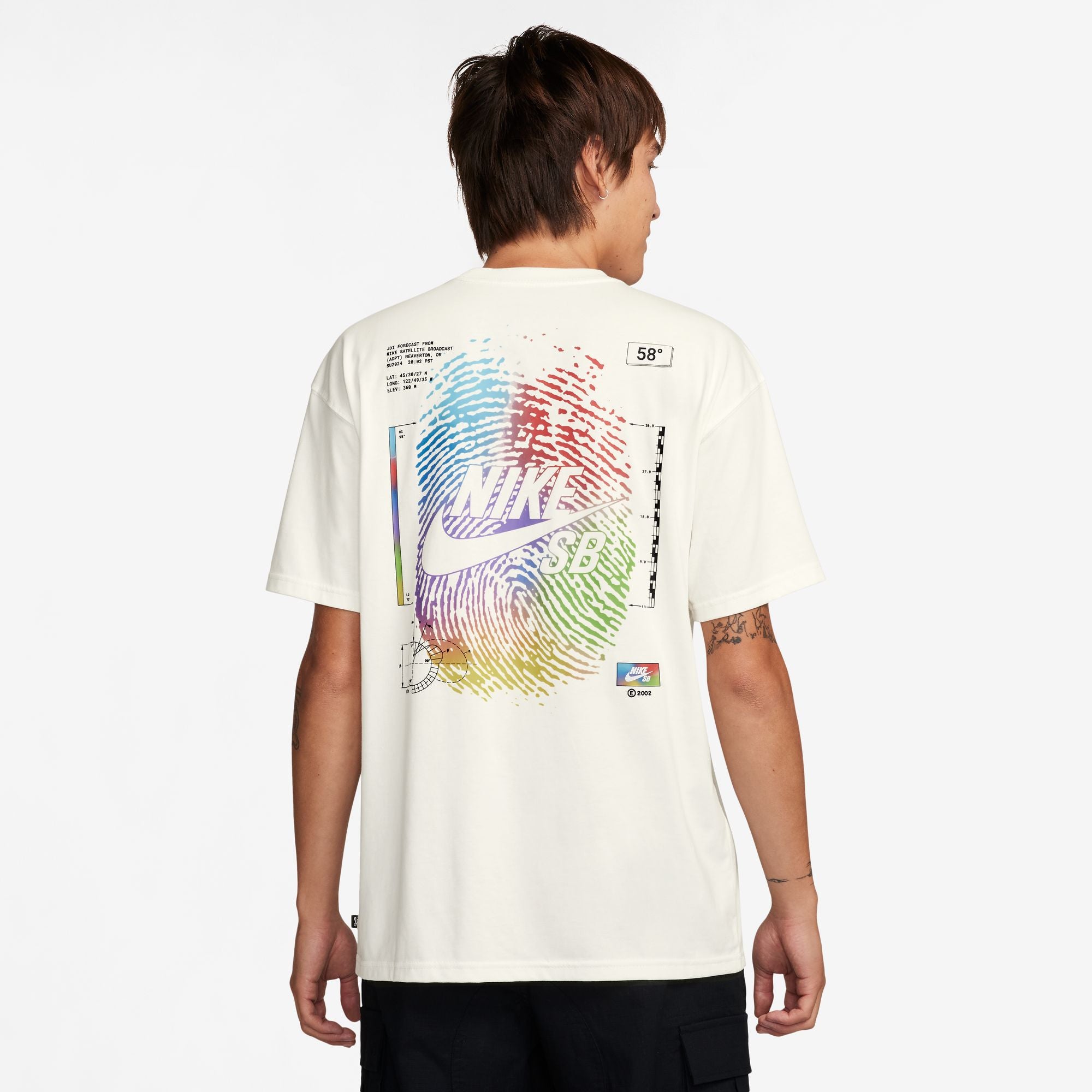 Nike SB Thumbprint Tee Sail White