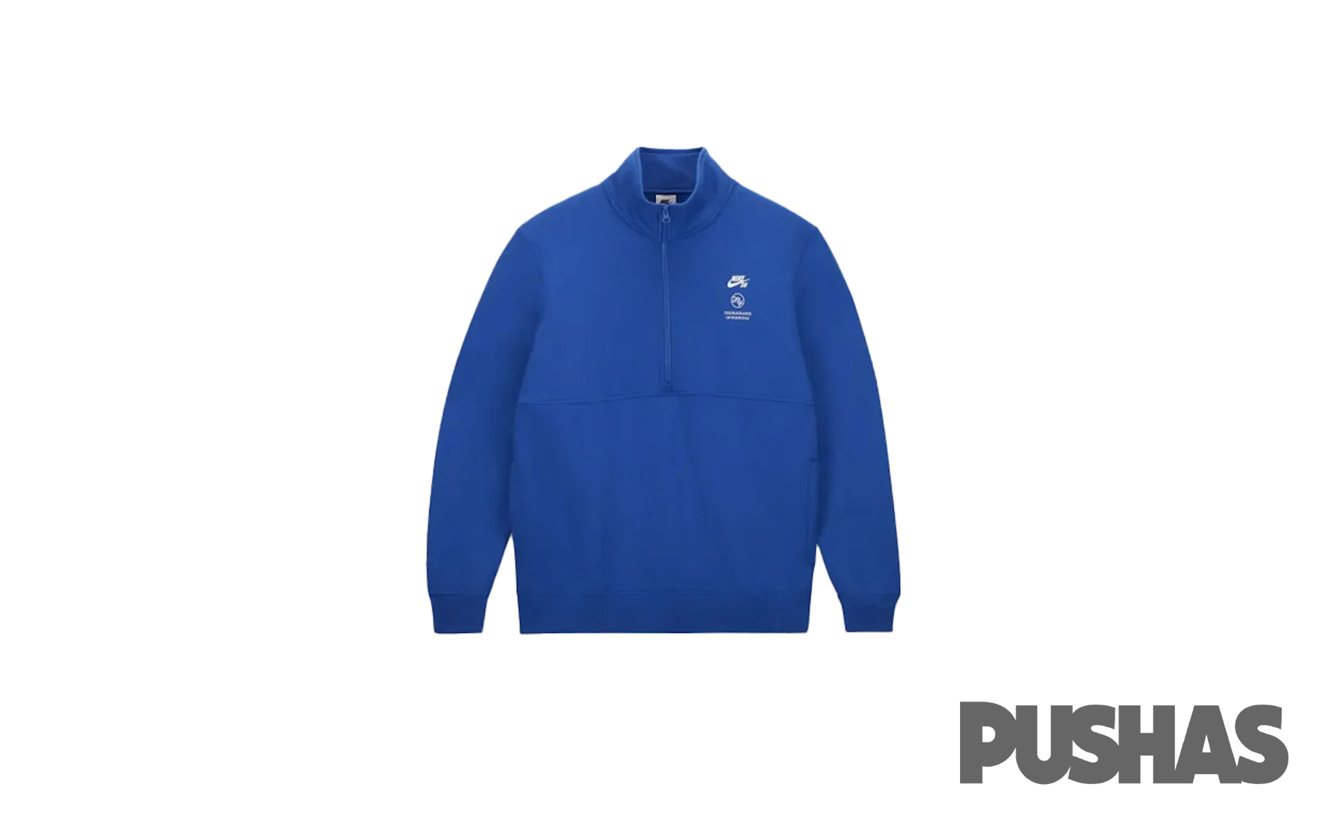 Nike SB x Fly Streetwear 1/2 Zip Fleece Skate Top 'Blue'