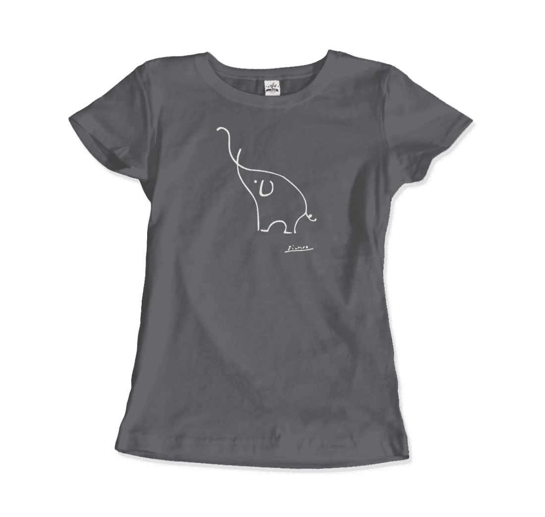 Pablo Picasso Elephant Sketch Artwork T-Shirt