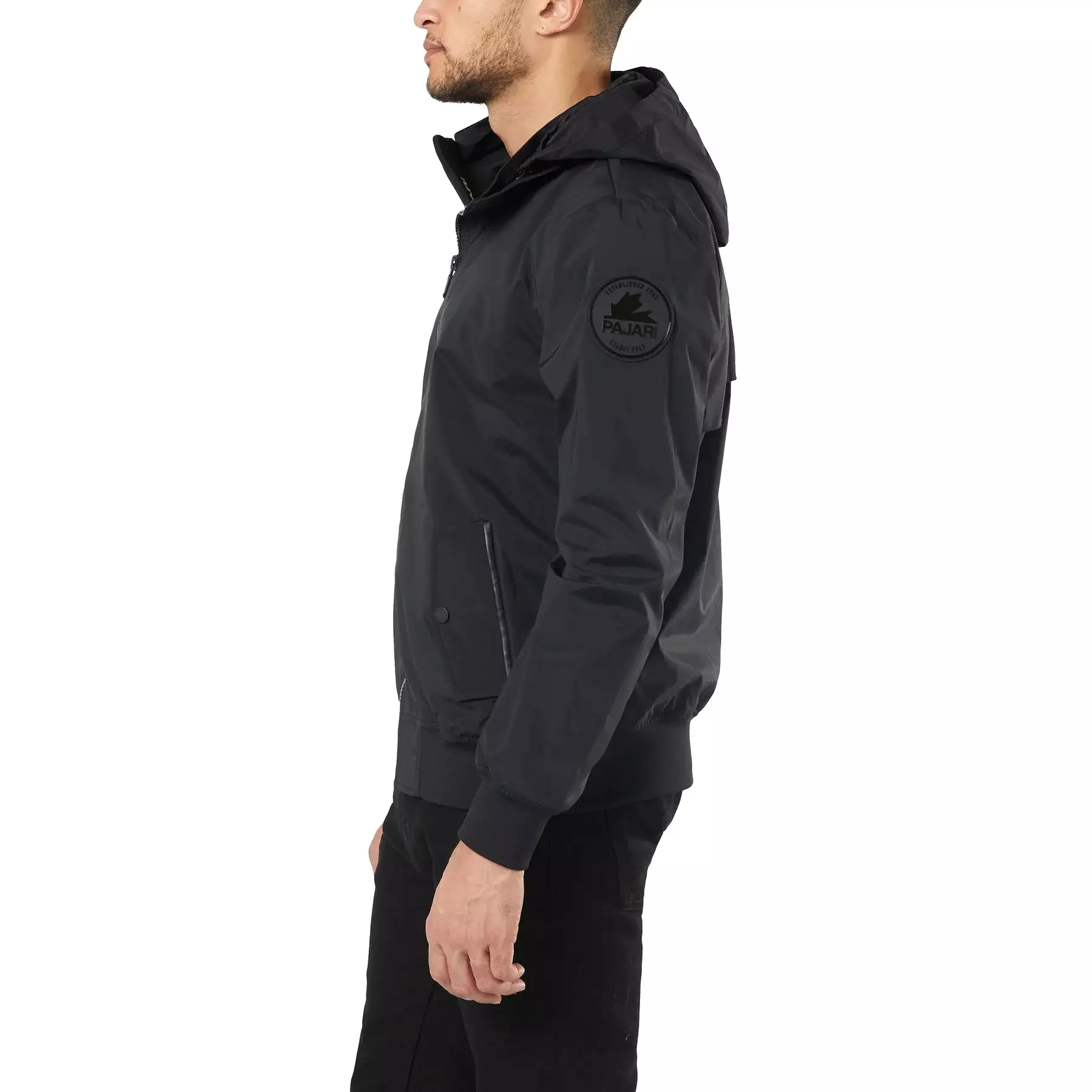 Pajar Mens Halcyon Bomber Rain Jacket - BLACK