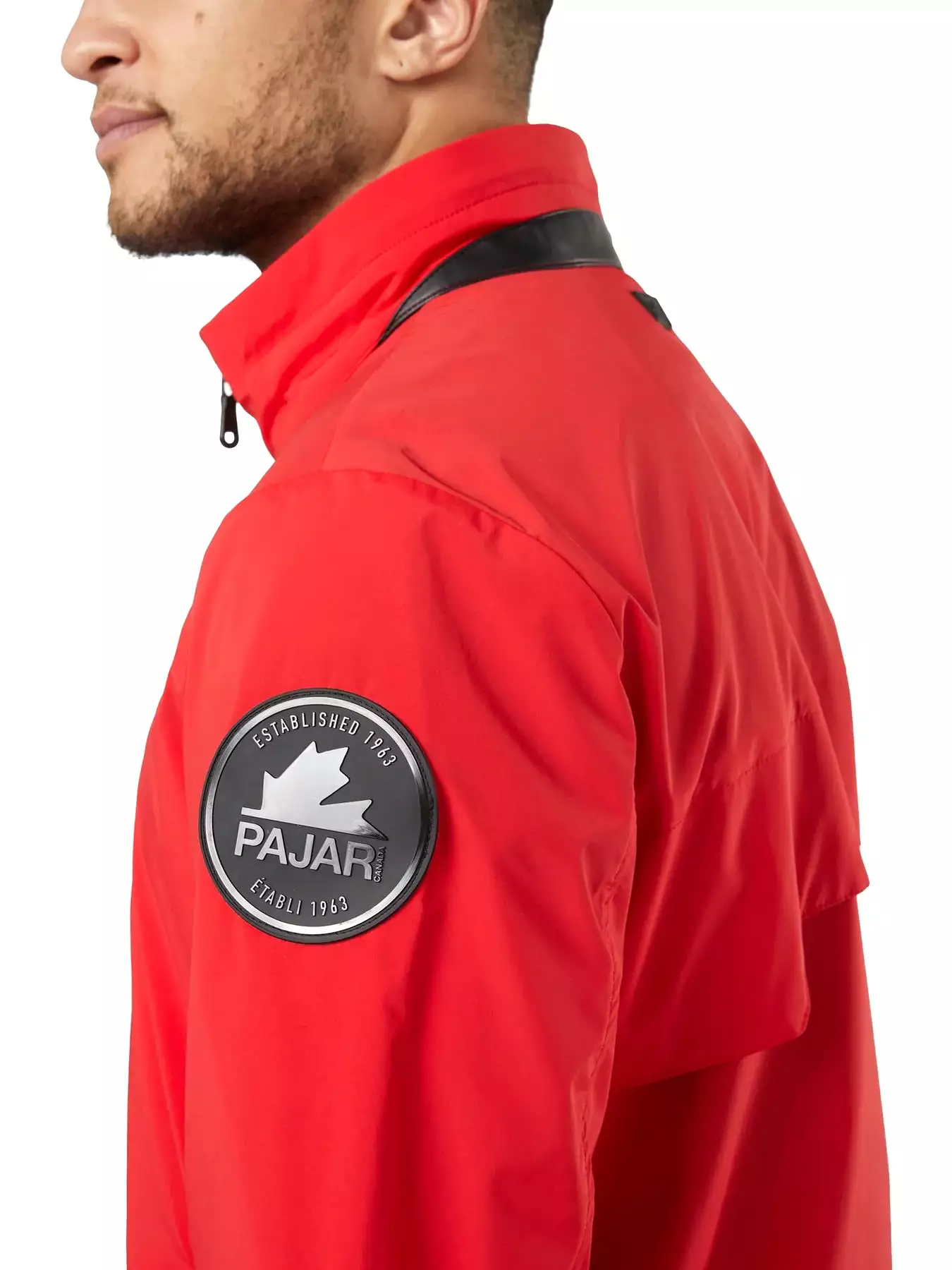 Pajar Mens Halcyon Bomber Rain Jacket - CURRENT RED