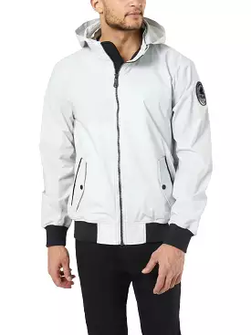 Pajar Mens Halcyon Bomber Rain Jacket - SILVER