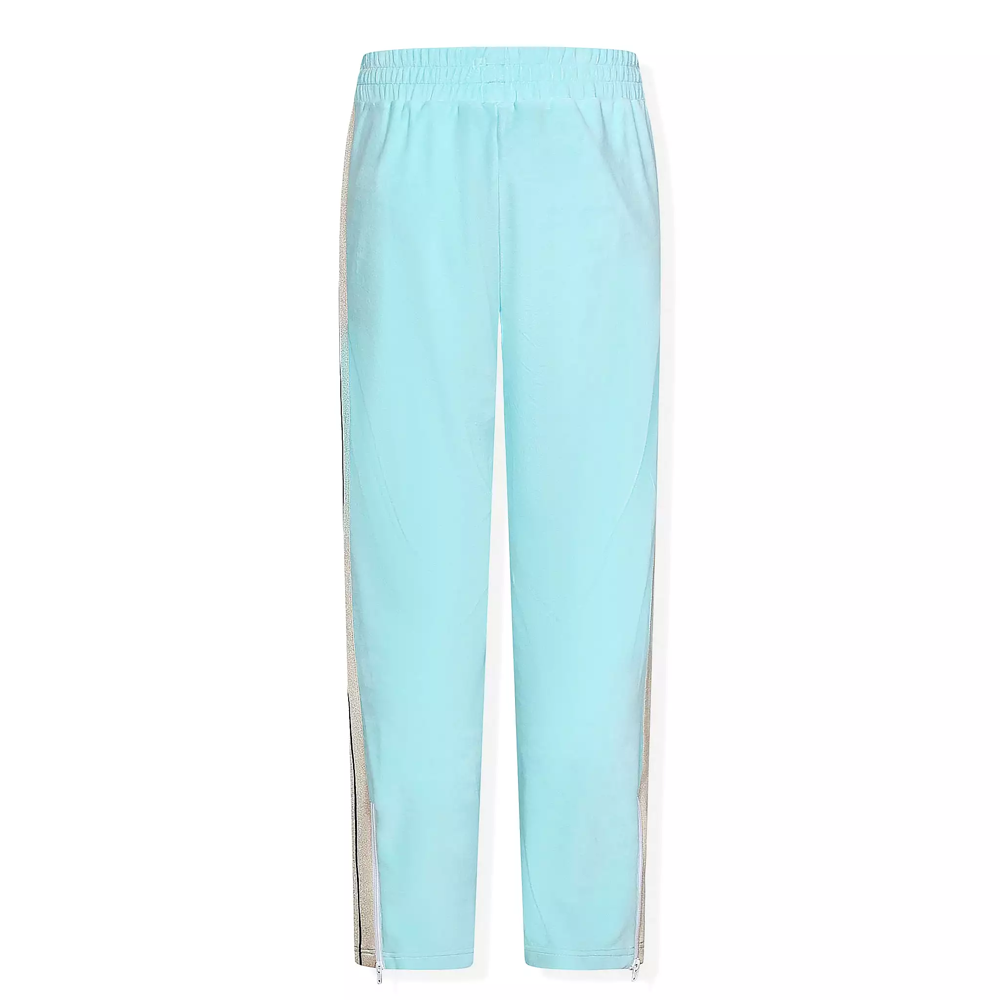 Palm Angels Chenille Striped Light Blue Track Pants