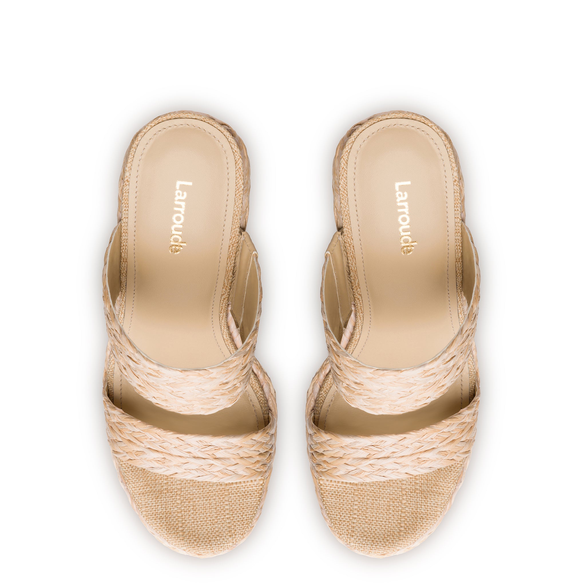 Pamela Wedge In Natural Raffia