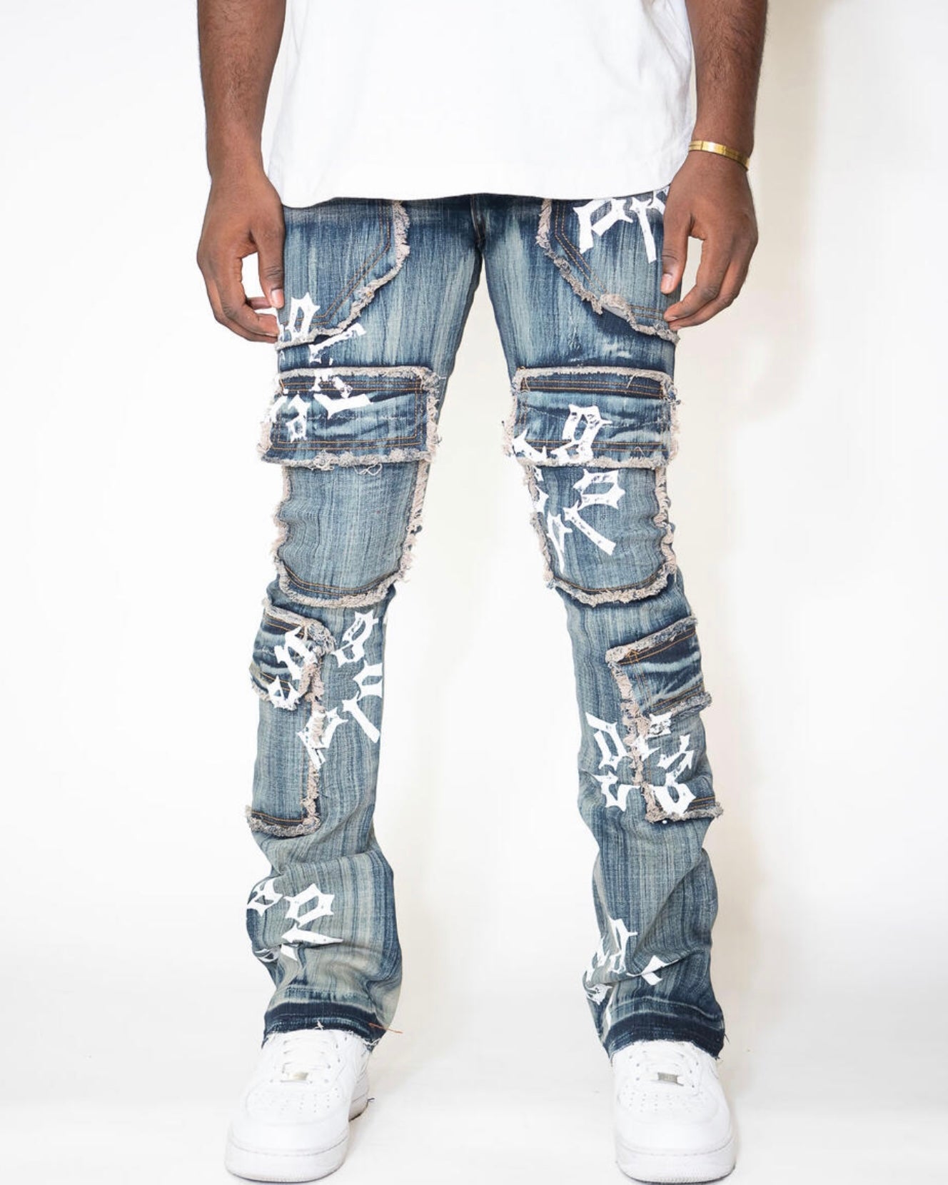 Patchwork Denim Jean